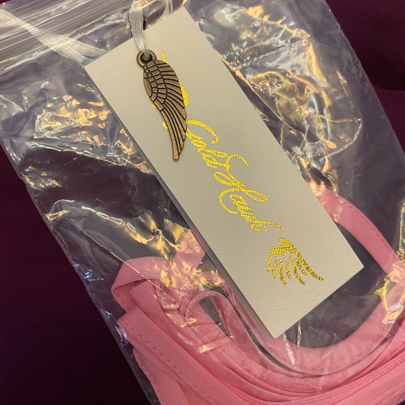 GOLD HAWK 100% SILK IVY BIAS MID LENGTH DRESS IN LILAC PINK Size Large - Picture 6 of 7